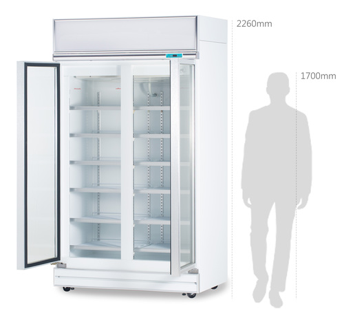 SF40-H  |Products|Customized Display Glass Refrigerator|Height 2260|Open Door